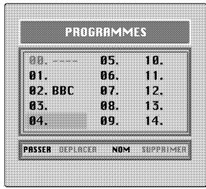PHOCUS LCD 30 WMS - Sélection de Programme - 2