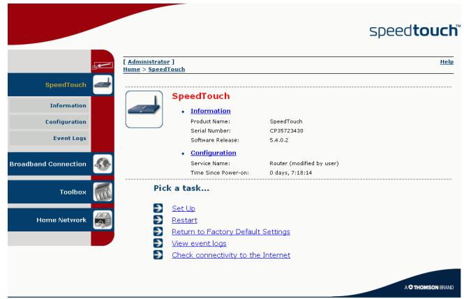 THOMSON SPEED TOUCH 510 V5 - Procedez comme suit : - 3