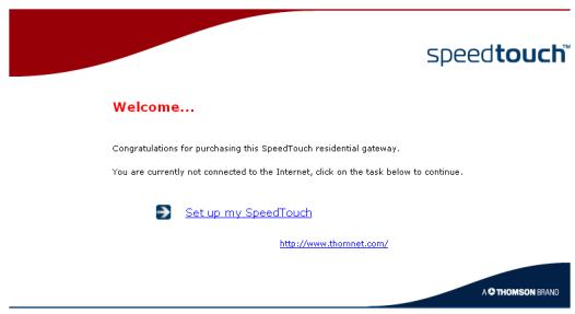 THOMSON SPEED TOUCH 510 V5 - Procedez comme suit : - 1