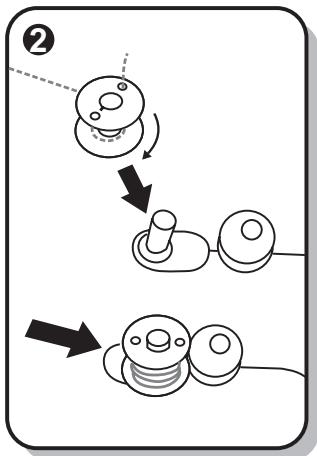 EURO-PRO 7130 - Mise en place du guide de piqueage - 2