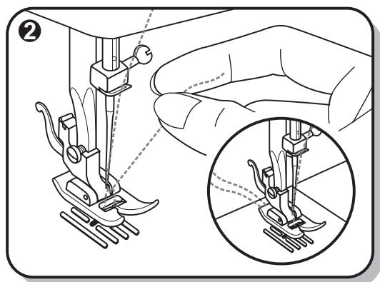 EURO-PRO 7130 - Tension du fil supérieur - 2