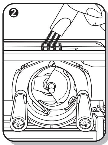 EURO-PRO 7130 - Utilisation du pied de transport supérieur. - 2