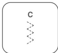 EURO-PRO 7500 - F Coudre avec le pied ourleur - 4