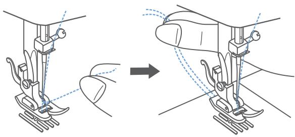 EURO-PRO 7500 - Tension du fil supérieur - 2