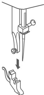 EURO-PRO 7500 - F Coudre avec le pied pour cordonnet - 6