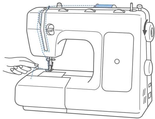 EURO-PRO 7500 - Tension du fil supérieur - 1
