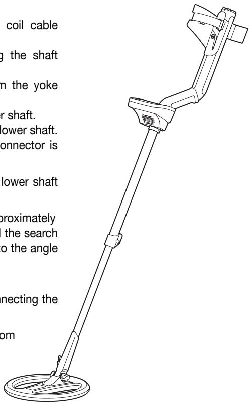 MINELAB QUATTRO MP - To replace the search coil: - 2