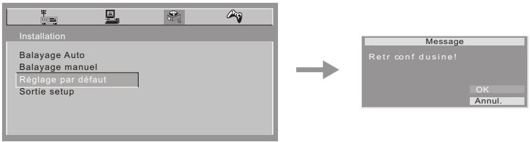NEXT BASE SDV485-BY 2 - Reglages par default - 1