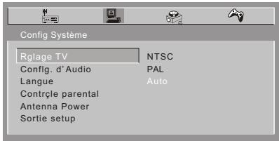 NEXT BASE SDV485-BY 2 - REGLAGES TV - 1
