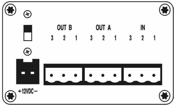 SABINE SDA102 - NIVEAU DE SORTIE A &amp; B - 1