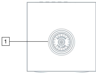 TIVOLI AUDIO M1, M10, M3 - MULTIFUNCTIONEEL BEDIENINGSWIEL: - 1