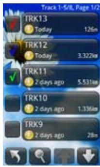 HOLUX FUNTREK130 PRO - Afficher plusieurs chemins - 1