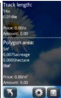 HOLUX FUNTREK130 PRO - Calcul de la surface - 3