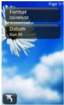 HOLUX FUNTREK130 PRO - Datum des coordonnées - 1