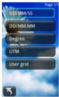 HOLUX FUNTREK130 PRO - Format des coordonnées - 2