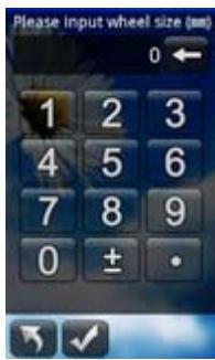 HOLUX FUNTREK130 PRO - Taille de roue - 3