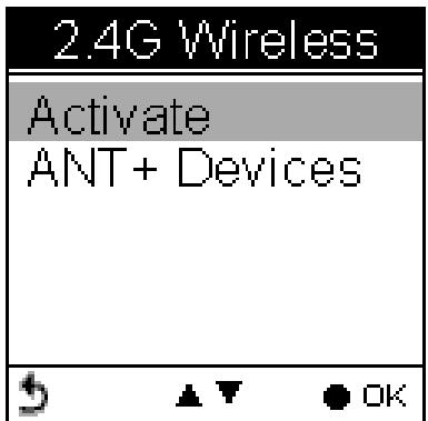 HOLUX GPSPORT 260 PRO - Activer le lien sans fil - 1