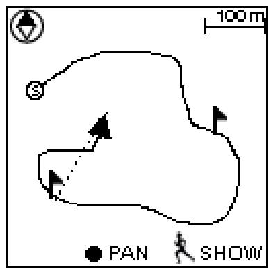 HOLUX GPSPORT 260 PRO - Afficher la course du chemin en Track View (Vue parcours) - 2