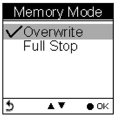 HOLUX GPSPORT 260 PRO - Memory Mode (Mode de mémoire) - 2