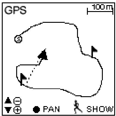 HOLUX GPSPORT 260 PRO - Afficher la course du chemin en Track View (Vue parcours) - 4
