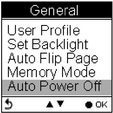 HOLUX GPSPORT 260 PRO - Auto Power Off (Arrêt auto) - 1