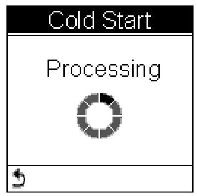 HOLUX GPSPORT 260 PRO - Setting  GPS  Cold Start (Réglage  GPS  Démarrage à froid) - 2