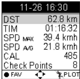 HOLUX GPSPORT 260 PRO - Mode Historique - 4