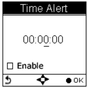 HOLUX GPSPORT 260 PRO - Pour régler une alerte de durée - 1