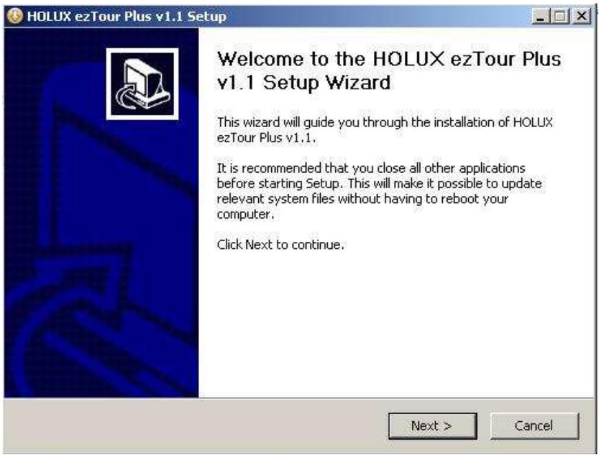 HOLUX GPSPORT 260 PRO - Installation de ezTour Plus - 1