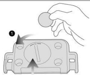 HOLUX GPSPORT 260 PRO - Remplacer la pile du capteur de cadence/vitesse - 2