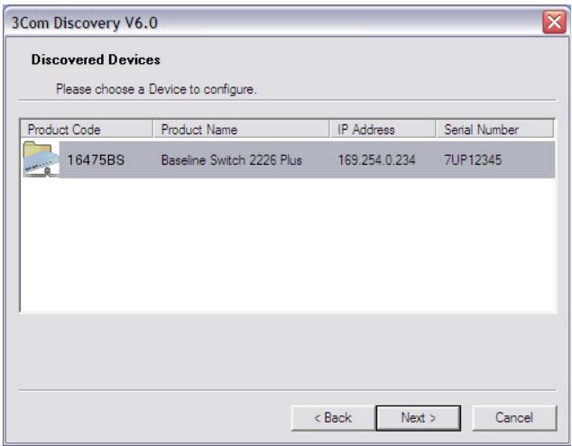 3COM 3C16475BS - Running the Discovery Application - 2