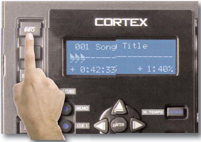 CORTEX DMIX600 - INFO BUTTON - 1