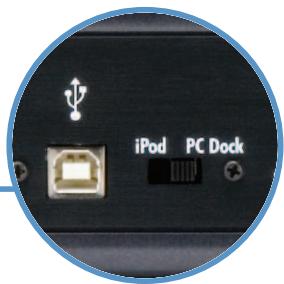CORTEX DMIX600 - To connect your Dmix to your PC as an Ipod dock: - 1