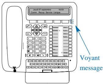 CONNEXITY M760 - Consulter les messages reçus - 1