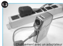 FERRANIA SOLARIS DIGITAL V 520 - Recharger la batterie avec l'adaptateur - 2