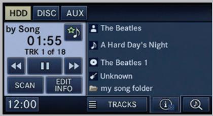 DODGE DURANGO - Lecture de musique à partir du disque dur - 1
