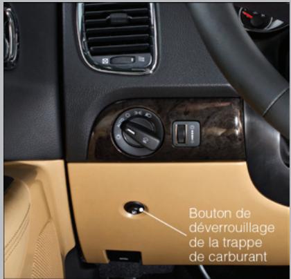 DODGE DURANGO - OUVERTURE DE LA TRAPPE DE CARBURANT - 1