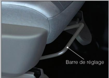 DODGE DURANGO - Pour avancer ou reculer le siège - 1