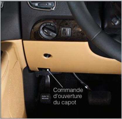 DODGE DURANGO - OUVERTURE DU CAPOT - 1