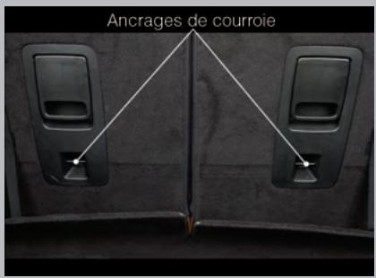 DODGE DURANGO - Pose d'un ensemble de retenue d'enfant compatible avec le système LATCH - 3