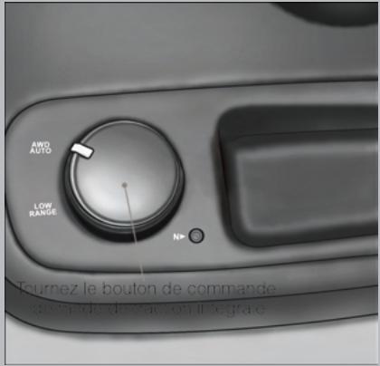 DODGE DURANGO - Boîte de transfert à commande électronique (selecteur à trois positions) - 1