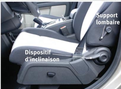 DODGE JOURNEY - Support lombaire/dispositif d'inclinaison - 1