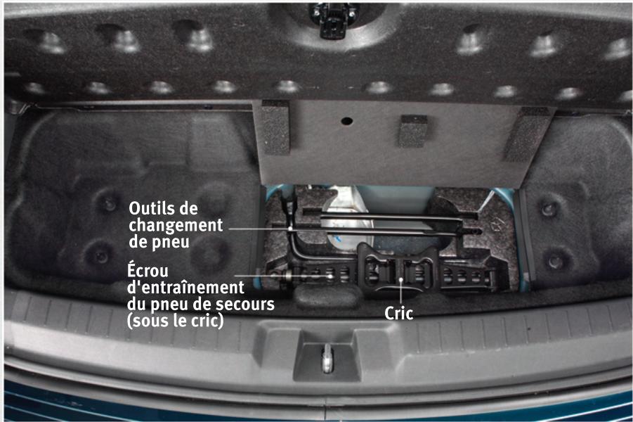 DODGE JOURNEY - Emplacement du cric - 1