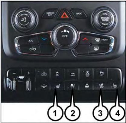 DODGE RAM - Sièges chauffants avant - 1