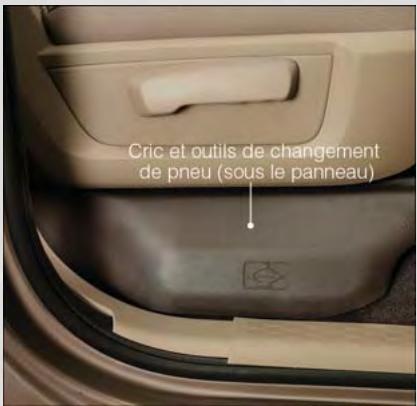 DODGE RAM - Dépose du cric et des outils - 1