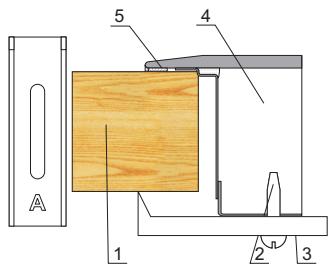 THOMSON THV 6900 - Installation de la plaque - crochet - 1