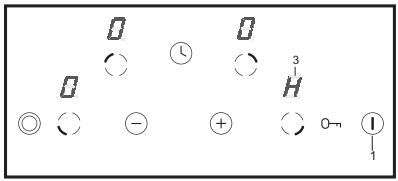 THOMSON THV 6900 - Mise hors circuit de la plaque de cuisson entière - 1