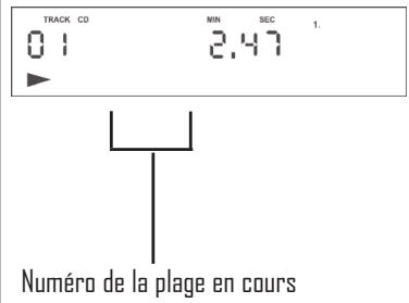 REGA APOLLO-R - L'AFFICHAGE PENDANT LE PASSAGE D'UN DISQUE - 1