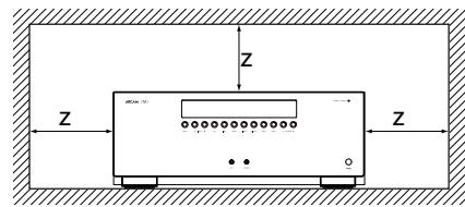 ARCAM FMJ AVR400 - PRECAUTIONS D'INSTALLATION - 1