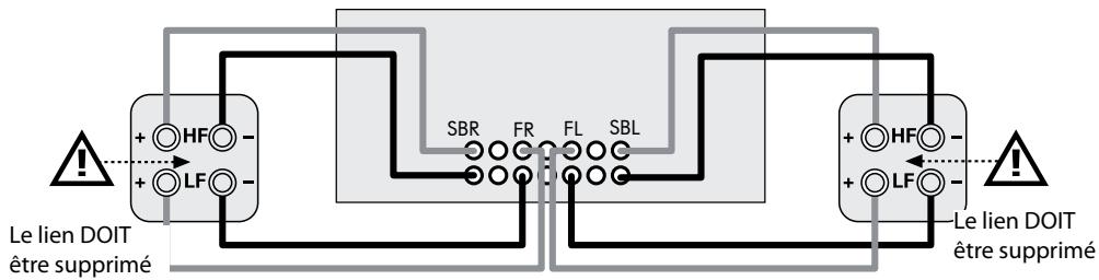 ARCAM FMJ AVR400 - Bi-amplification des enceintes avant gauche et droite - 1